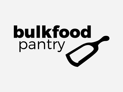 Bulkfood Pantry Logo black and white local logos