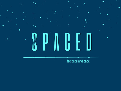 S P A C E D Logo challenge future illustrator logo ps space travel