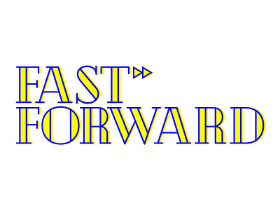 Logo Practice #24: Fast Forward brand logo logotype simple