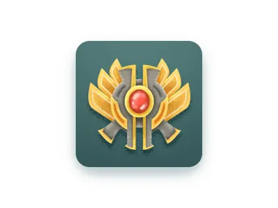 The brave badge badge icon