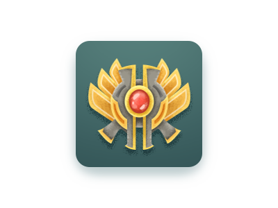 The brave badge badge icon