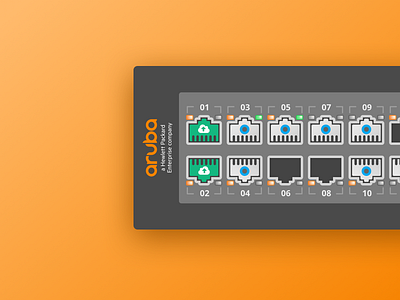 Aruba Central - Switch Monitoring desktop graphic design illustrator information design logo logo design product design sketch ui user experience user interface ux