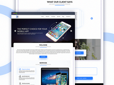 Tech Support Landing Page landingpage support tech ui webdesign