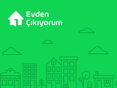 Evden Çıkıyorum Logo home house rent