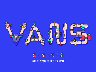 illustration of Vans （字母版） illustration vans