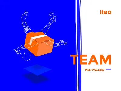 Team pre-packed :D brush illustation iteo iteoapps outline team