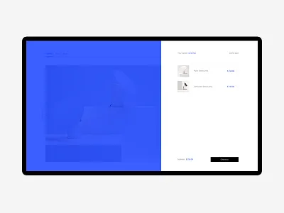 DCR — Shopping Cart basket desktop ecommerce html muzli pop up shopify sidebar ui ux wordpress