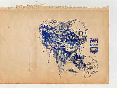 Mutant Zombie Twins character design characters drawing illustration monsters sketch