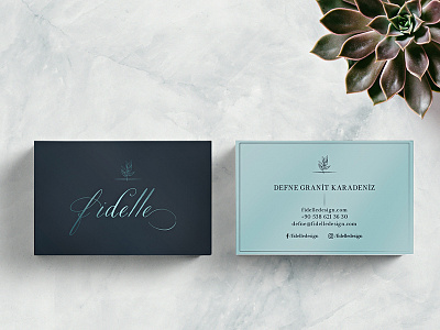 Fidelle Business Card fidelle jewelry jewelry branding jewelry business card