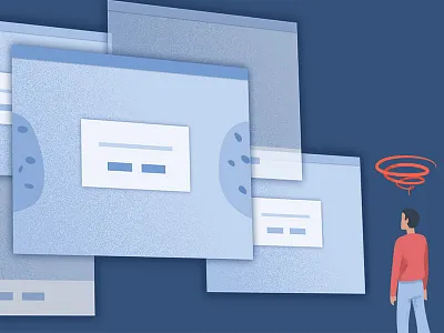 Cookies gdpr illustration illustration rgpd legacy legal personal data rgpd vector