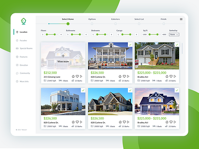 Realty App Dashboard application dashboard mentalstack realty ui ux