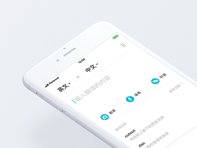 Youdao translator ui