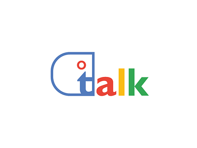 Google Talk Logo branding google icon logo typography