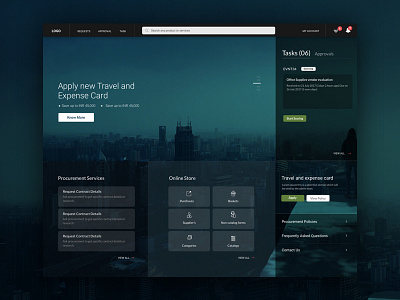 Landing Page black dark theme landing page travel ui ux webdesign web website