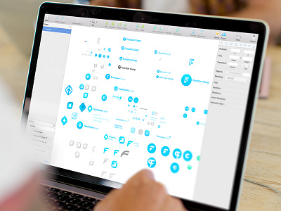 Brand Concepts artboard brand branding concept design process exploration identity logo mark project shape