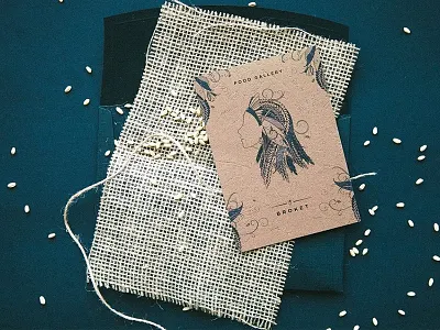 Broket food gallery crafted handmade invitation print