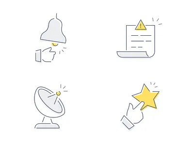 Icon Practice 4 empty error icon like rate remind report state wifi