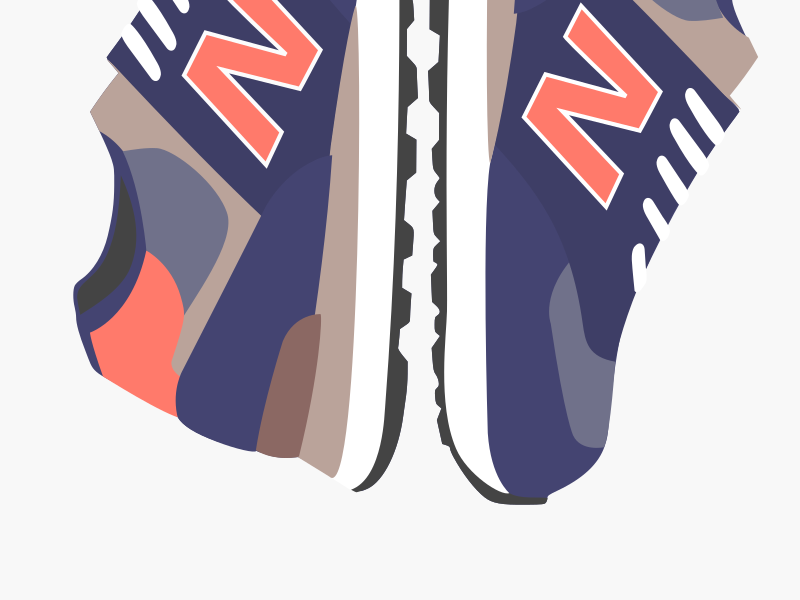 Example of New Balance 574