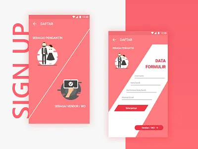 Sign Up Nikahin | #inspired app inpiration nikahin register sign ui up ux