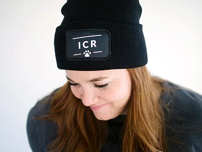 Indie Coffee Roasters Beanie beanie dog hat hat design indie coffee roasters paw print
