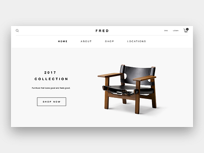 F R E D design graphic design interior design landing page web design