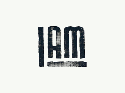 I Am americana christian hand i am moses name sermon sharpie title type typography