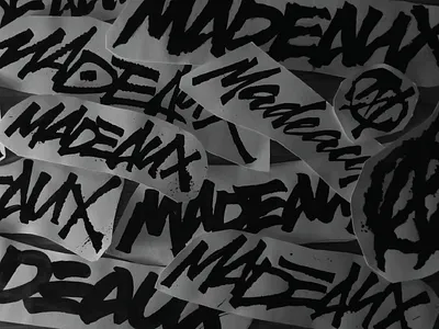 Sketches from my new Behance project calligraphy colapen dj hand lettering handmade font lettering logo logotype madeaux music sketch typography