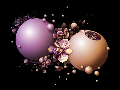Flower Bombs bombs design flowers illustration