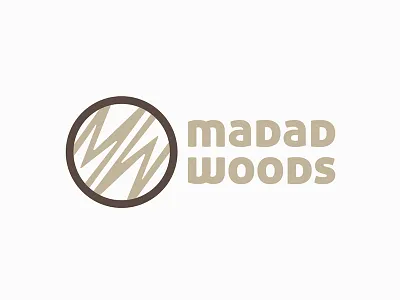 Madad Woods logo & identity branding design graphic