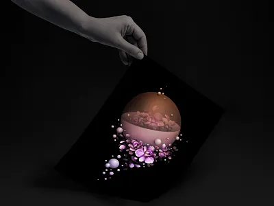 Flower Bombs 3 bombs design flowers illustration