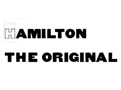 Webfont Progress font hamilton letterpress