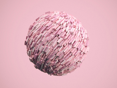 *** c4d cinema4d daily octane pink render sphere