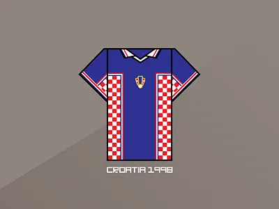 CROATIA OLD JERSEY 1998 1998 croatia football jersey old soccer