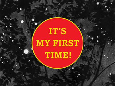 It's My First Time first lettering pin typography