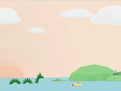 Quest 3d 3d art illustration polygons scene