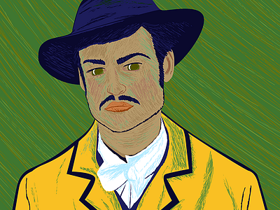 Armand Roulin - Loving Vincent armand roulin design douglas booth fanart illustration illustrator loving vincent vincent van gogh