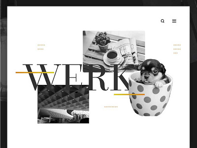 Werk Werk Werk cutout landing whitespace work