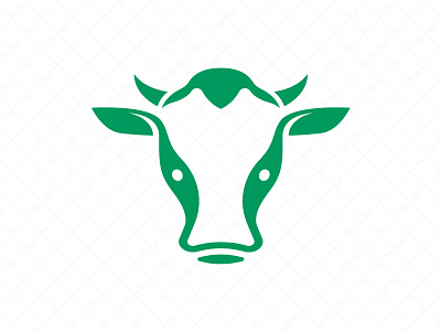 Agro Cow Logo Design animal beef branding cow cute farm food geometric green grill icon illustration logo mark mascot meat milk modern logo symbol