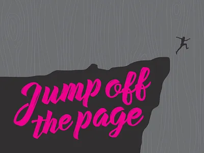 Jump Off The Page Self Promo graphicdesign oceanside selfpromotion thebrinkcreative