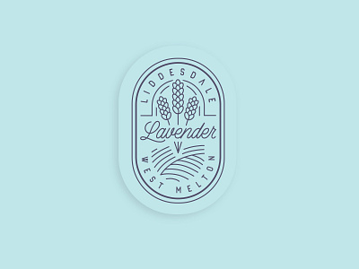 Liddesdale Lavender - Colour 1 badge branding crest label lavender line logo logo product product label