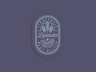 Liddesdale Lavender - Colour 2 badge branding crest label lavender line logo logo product product label