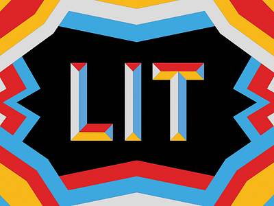 Lit lettering type type design typography