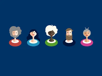 Avatars avatars illustration user research vector