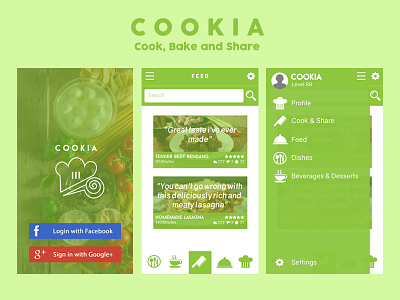 Cookia Design 01 design ui ui design ux ux design