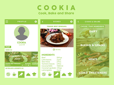 Cookia Design 02 design ui ui design ux ux design