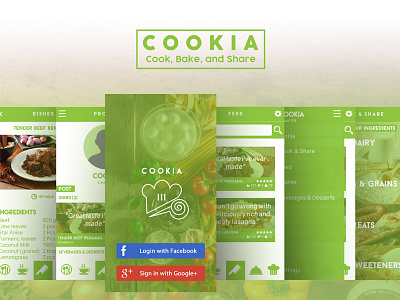 Cookia design ui ui design ux ux design