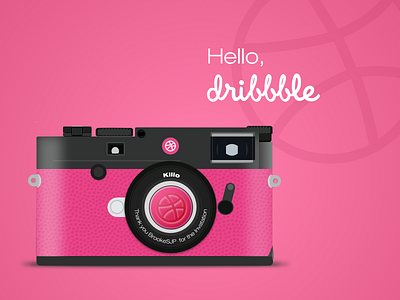 Dribbble Debut ui