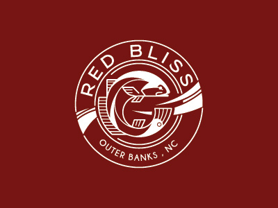 Red Bliss fishing guide fishing logo fly fishing fly fishing logo logo outfitters