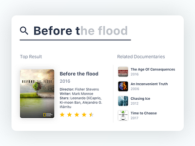 Search auto complete documentary movie related result search search results