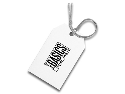 Skin Basics For Men company logo logotype men product skin tag